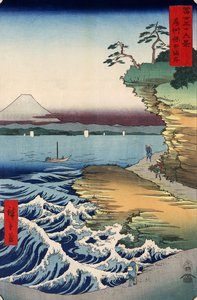 Boushū hota no kaigan door Utagawa Hiroshige